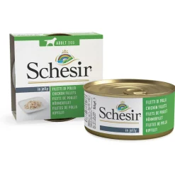 Schesir Hond Blik Gelei 150 g - Hondenvoer