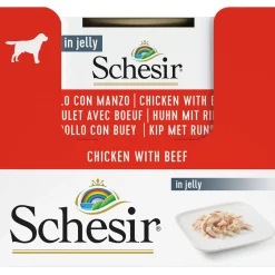 Schesir Hond Blik Gelei 150 g - Hondenvoer