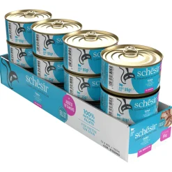 Schesir Kat Blik Gekookte Vis 85 g - Kattenvoer