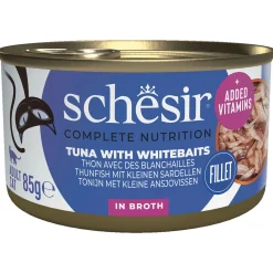 Schesir Kat Blik Gekookte Vis 85 g - Kattenvoer