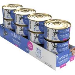 Schesir Kat Blik Gekookte Vis 85 g - Kattenvoer