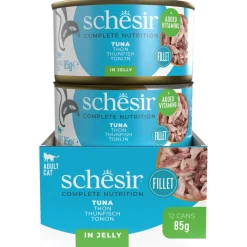 Schesir Kat Blik Gelei Vis 85 g - Kattenvoer