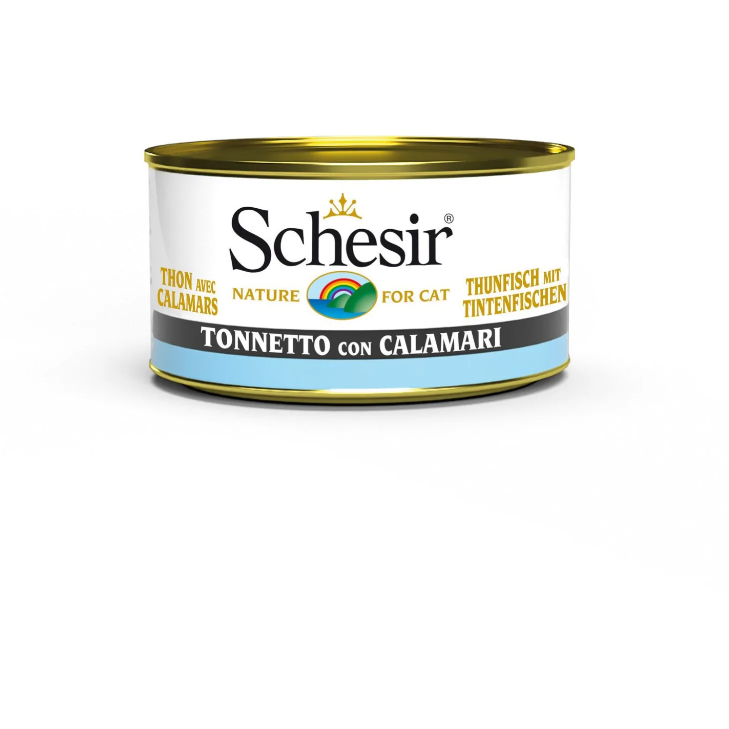 Schesir Kat Blik Ocean - Kattenvoer - Tonijn Inktvis 85 g