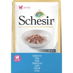 Schesir Kitten Maaltijdzakjes In Gelei - Kattenvoer - Tonijn 85 g