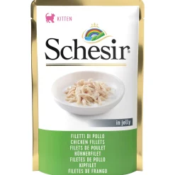 Schesir Maaltijdzakjes Kitten In Gelei - Kattenvoer - Kipfilet 85 g