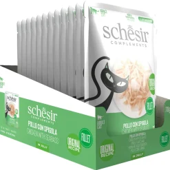 Schesir Pouch - Kattenvoer - Kip Zeebaars 70 g
