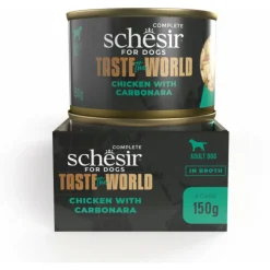 Schesir Taste Of Te World Carbonara - Hondenvoer - Kip 150 g