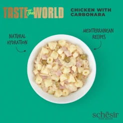 Schesir Taste Of Te World Carbonara - Hondenvoer - Kip 150 g
