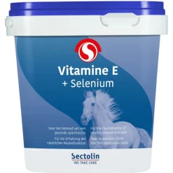 Sectolin Vitamine E + Selenium - Voedingssupplement - 1 kg Geschikt Voor Paarden En Pony's.
