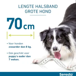 Seresto Teken- En Vlooienband Large - Anti tekenmiddel