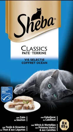 Sheba Alu Mp - Kattenvoer - Vis 8x85 g