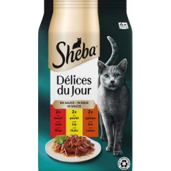 Sheba Delices Du Jour Traiteur Selectie In Saus - Kattenvoer - 6x50 g
