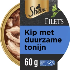 Sheba Filets In Saus 60 g - Kattenvoer