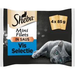 Sheba Mp Delice - Kattenvoer - Vis Vis 4x85 g