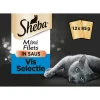Sheba Multipack Mini Filets Saus - Kattenvoer - Vis 12x85 g