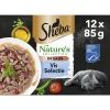 Sheba Natures Collection In Gelei Mix Selectie Maaltijdzakjes - Kattenvoer - Tomaat Pompoen Erwt 12x85 g