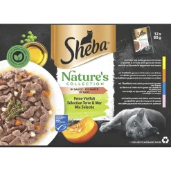 Sheba Natures Collection In Gelei Selectie Maaltijdzakjes - Kattenvoer - Vis 12x85 g
