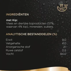 Sheba Perfect Portions Adult - Kattenvoer - Kip 6x37.5 g