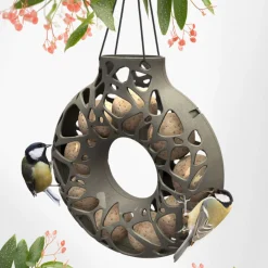 Singing Friend Yara Feeder 100% Recycled - Voersilo - 23x7.5x25 cm Antraciet