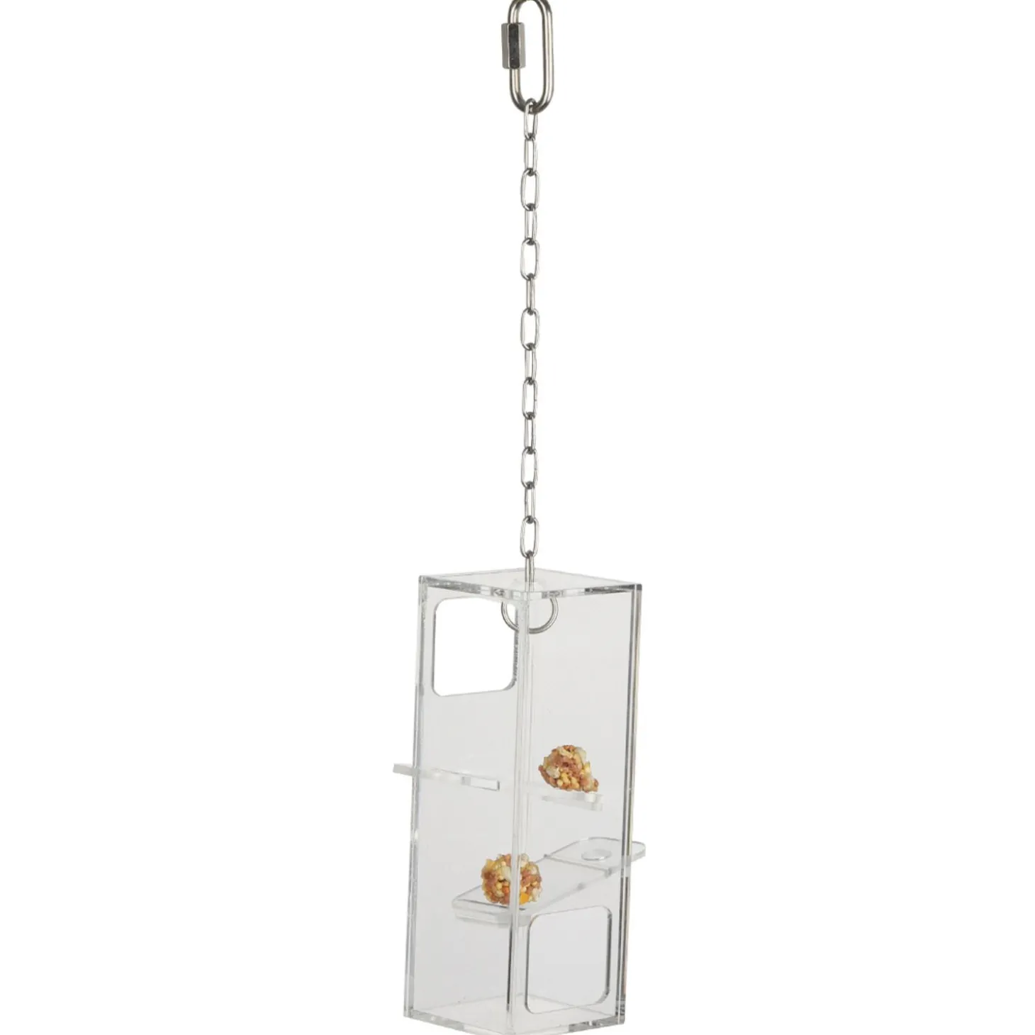 Sky Pet Products Bird Plunk Game - Vogelspeelgoed - Transparant per stuk