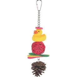 Sky Pet Products Duck And Pine - Vogelspeelgoed - per stuk