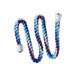 Sky Pet Products Zig Zag Cotton Perch - Vogelverblijven-Toebehoren - 163 cm per stuk Xl