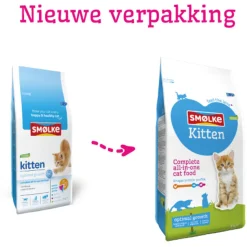 Smolke Kitten Kip&Lam&Vis - Kattenvoer