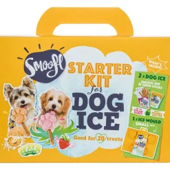 Smoofl Honden Ijs Starter Kit Small - Hondensnacks - Aardbei Pindakaas S