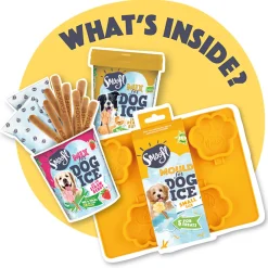 Smoofl Honden Ijs Starter Kit Small - Hondensnacks - Aardbei Pindakaas S