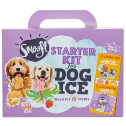 Smoofl Honden Ijs Starter Kit Large - Hondensnacks - Aardbei Pindakaas L