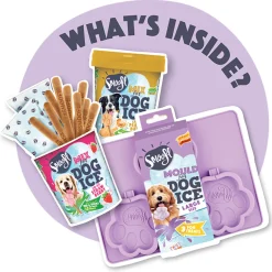 Smoofl Honden Ijs Starter Kit Large - Hondensnacks - Aardbei Pindakaas L