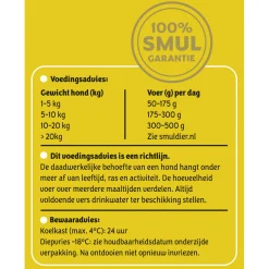 Smuldier Vers Vlees Brokjes - Diepvriesvoer - Kip Groente 500 g