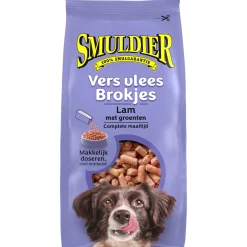 Smuldier Vers Vlees Brokjes - Diepvriesvoer - Lam Groente 500 g