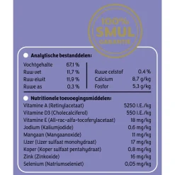 Smuldier Vers Vlees Brokjes - Diepvriesvoer - Lam Groente 500 g