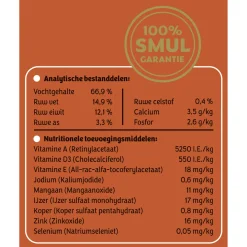 Smuldier Vers Vlees Brokjes - Diepvriesvoer - Rund Groente 500 g