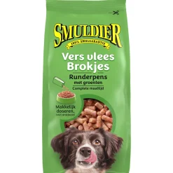 Smuldier Vers Vlees Brokjes - Diepvriesvoer - Pens Groente 500 g