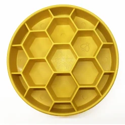 Sodapup Honeycomb Ebowl - Hondenvoerbak - Ø20 cm Geel