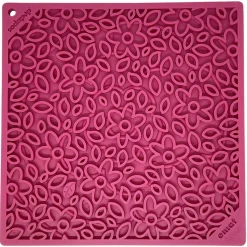 Sodapup Lickmat Flower Power - Hondenvoerbak - Roze L