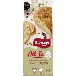 Soezie All-In Grieks Olijvenbrood - Bakproducten - 500 g