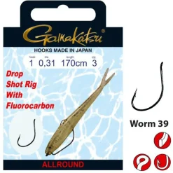 Spro Booklet Dropshot Worm39 #3-0.22mm 170cm - Vishaak -