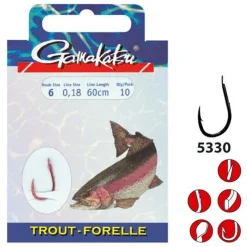 Spro Booklet Trout 5330r #6-0.18mm 60cm - Vishaak -
