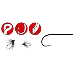 Spro F31 Hooks Black #14 - Vishaak -