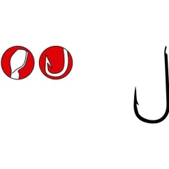 Spro Ls-1312f Hooks Black #10 - Vishaak -