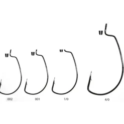 Spro Worm Ewg Hooks Sil Stopper Black #1 - Vishaak -