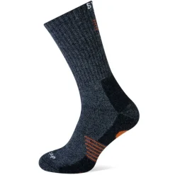 Stapp Sok Bamboo Donkergrijs&Oranje - Sokken