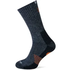 Stapp Sok Bamboo Donkergrijs&Oranje - Sokken