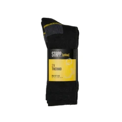 Stapp Yellow Herensok Thermo Antraciet - Sokken