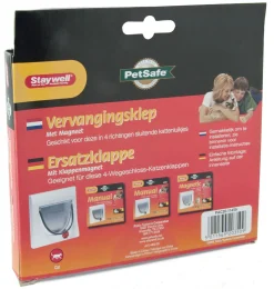 Staywell-Petsafe Vervangingsklep En Magneet 900 - Kattenluik - per stuk