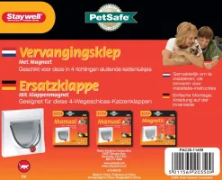 Staywell-Petsafe Vervangingsklep En Magneet 900 - Kattenluik - per stuk