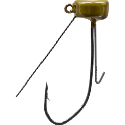 Strike King Weedless Tour Grade Ned Jig Head Green Pumpkin 1/8oz - Haak -